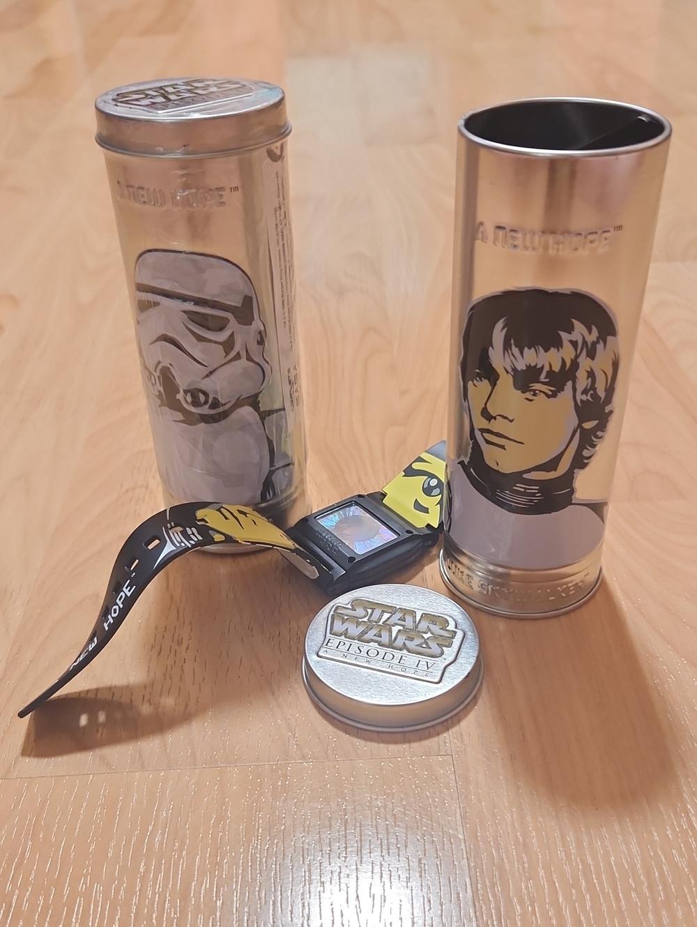 Star Wars BURGER King Collectible Watches 2005 Episode IV Luke & Stormtrooper